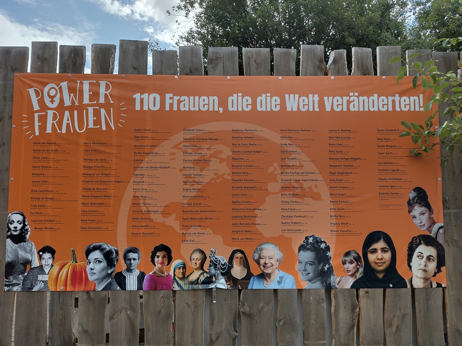 Liste von 100 Frauen, die die WElt veränderten.