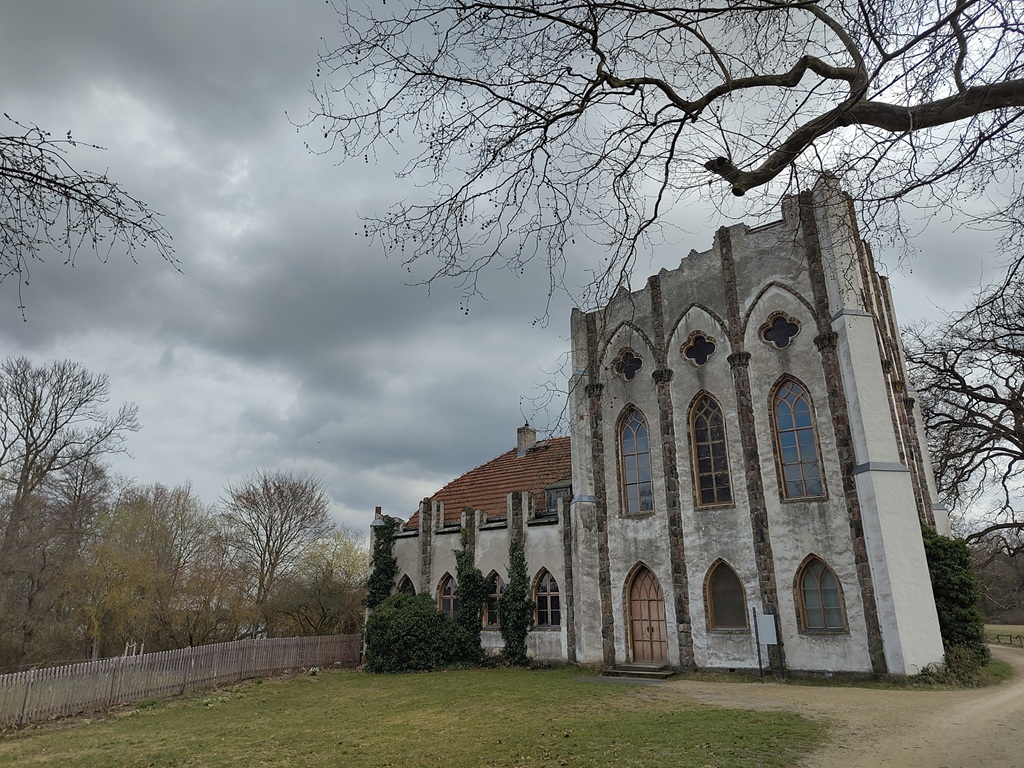 Meierei im gotischen Architekturstil.